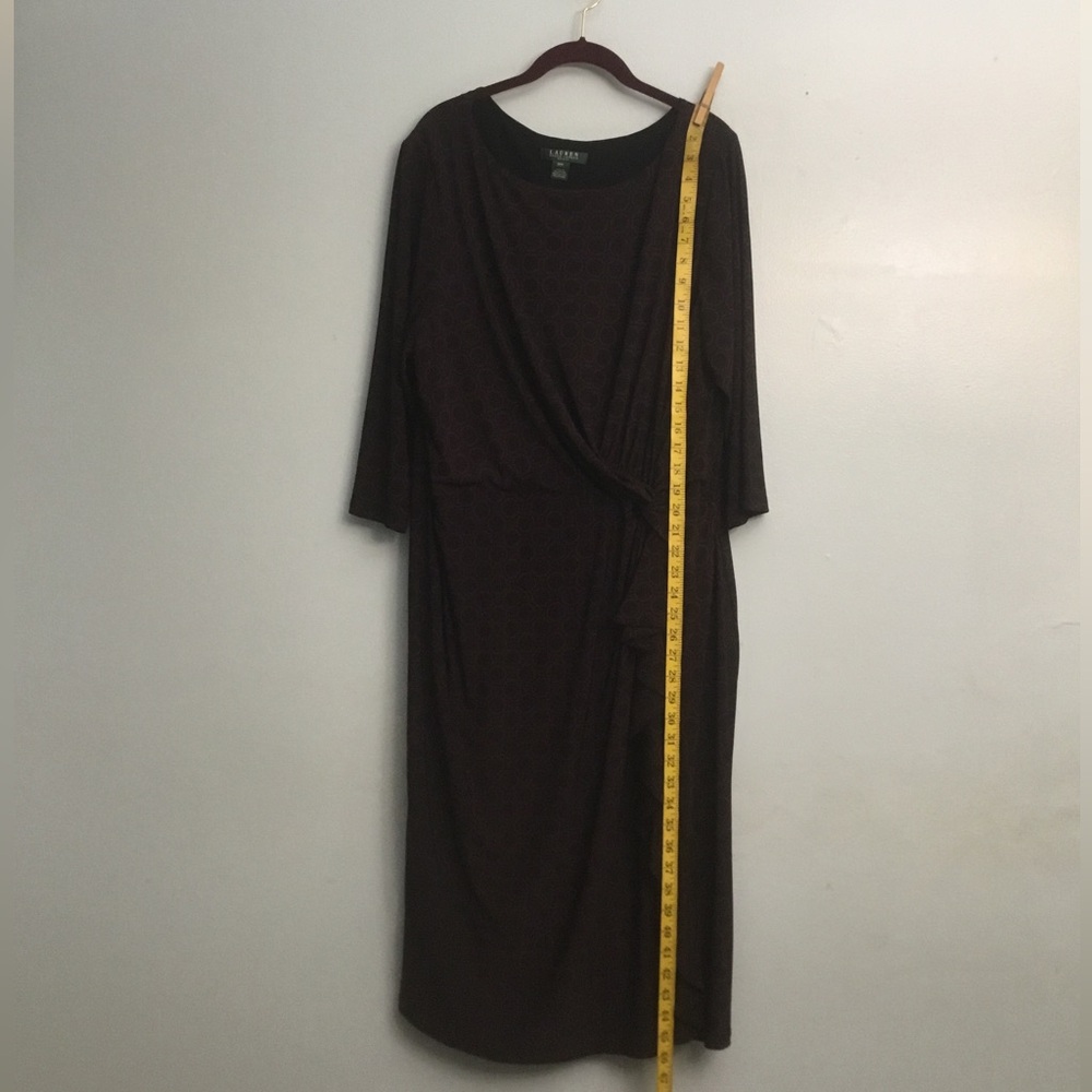 Ralph Lauren Elegant Black Long Sleeve Dress